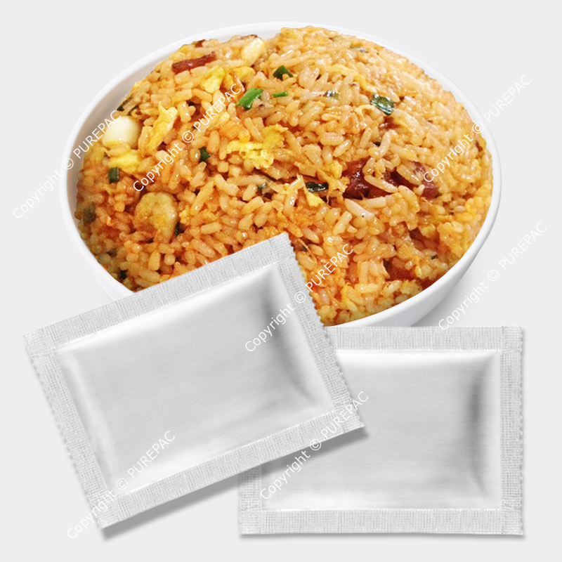 nasi goreng packed by laminated aluminium foil retort roll