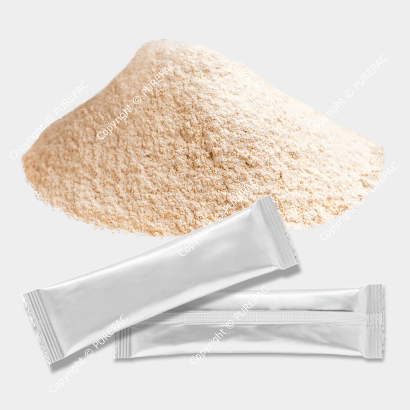 brown rice powder packed by laminated aluminium foil roll