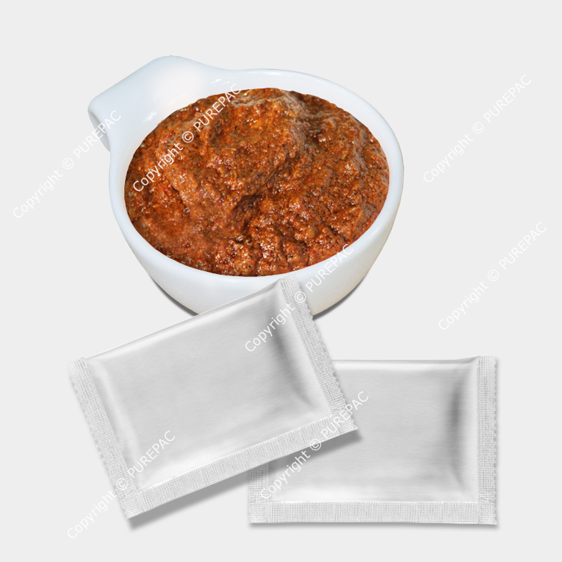 rendang paste packed by laminated aluminium foil retort roll
