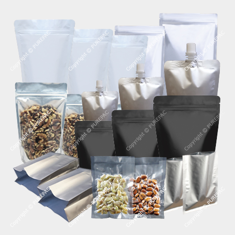 ready-stock for laminated aluminium foil film roll