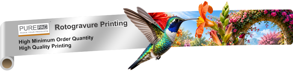high-volume & high quality plastic packaging printed by the rotogravure printing technology