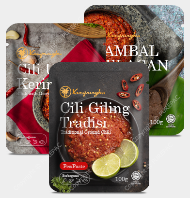 PUREPAC food paste packaging design
